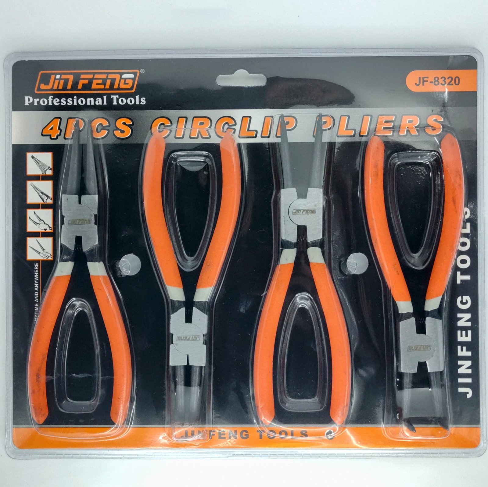 PINZA SEGUER 7" X4 PCS (PINZAS)