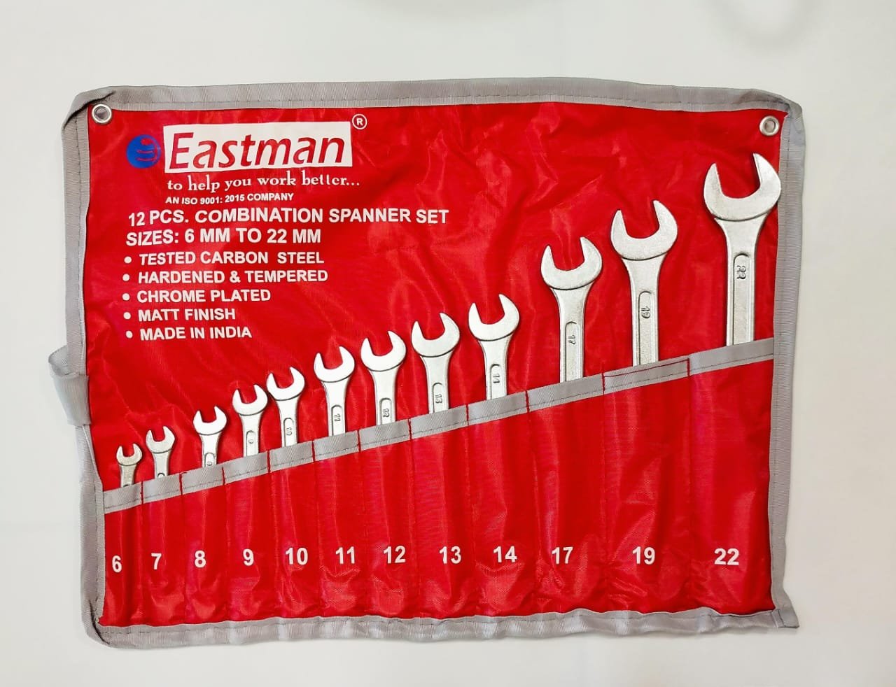 LLAVE COMBINADA ACERO AL CARBONO X12
PCS EASTMAN